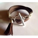 BRACELET CUIR VINTAGE