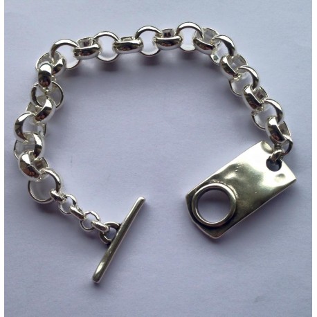 BRACELET PLAQUE T