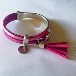 BRACELET DEMI JONC POMPON