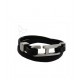 BRACELET CUIR ET FERMOIR H 