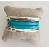 BRACELET PLAQUE TURQOISE
