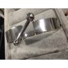 BRACELET ACIER ART DECO ARGENT 